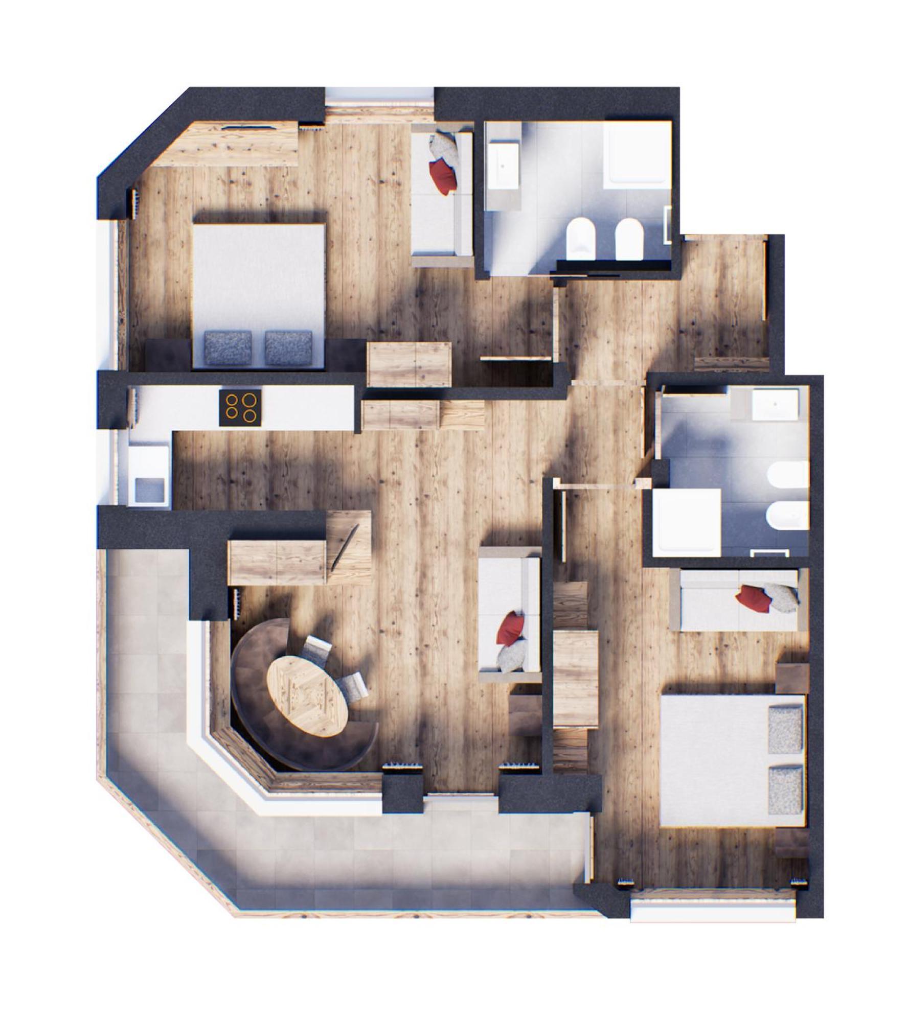 Apartments Burvel Selva di Val Gardena Bilik gambar