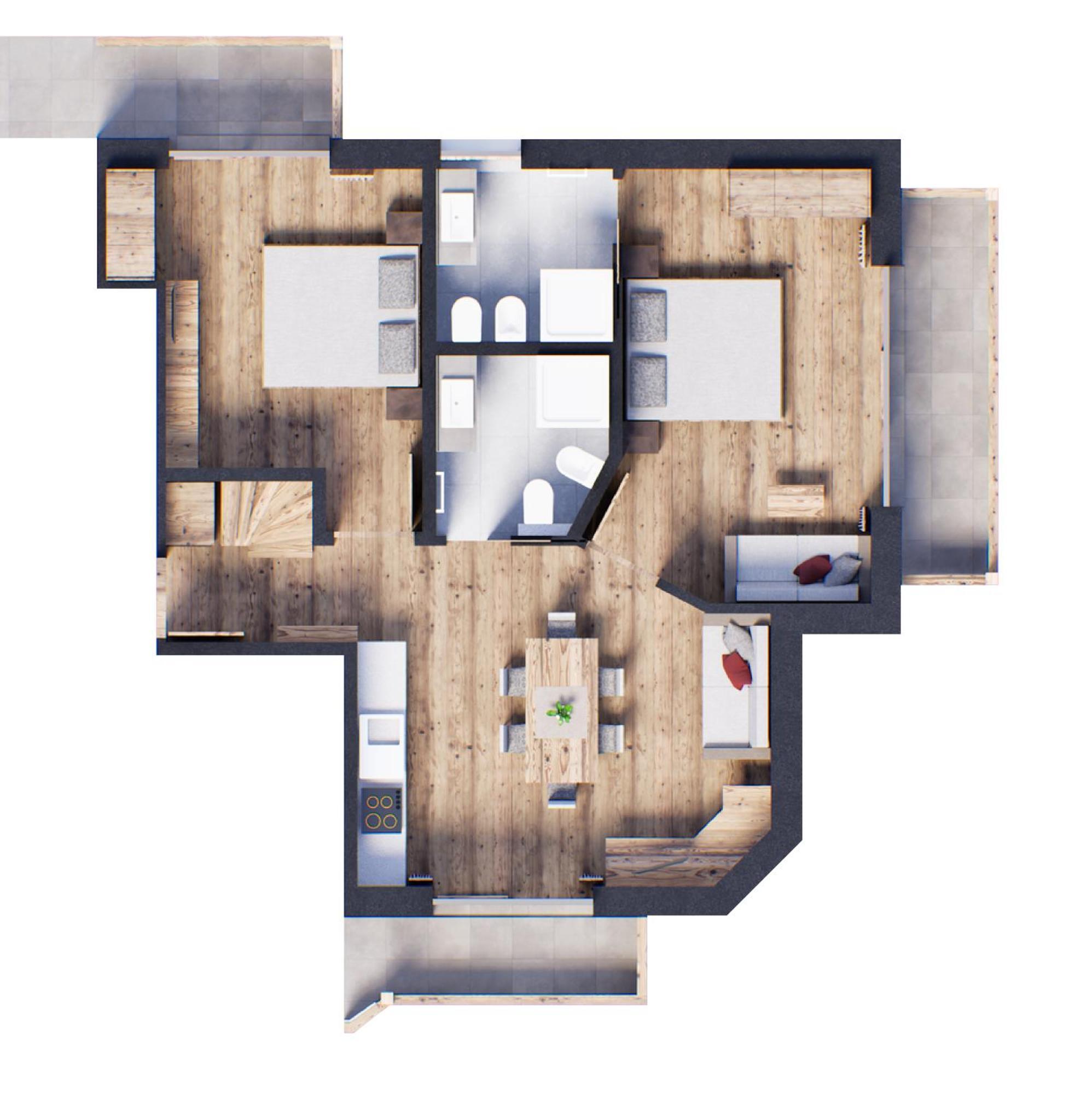 Apartments Burvel Selva di Val Gardena Bilik gambar